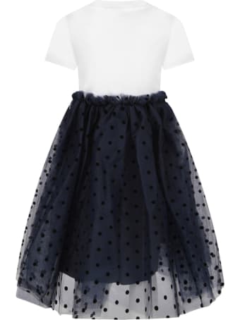 Oscar de la Renta Bicolor Dress For Girl