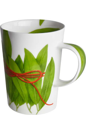 Taitù Set of 2 Mugs - Fil Rouge Foglie Collection