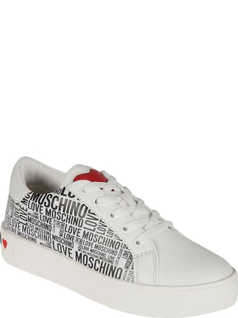 Love Moschino Logo Printed Sneakers