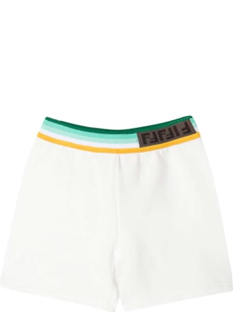 Fendi White Shorts