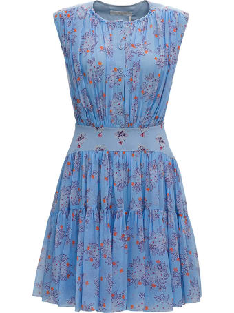 Chloé Floral Silk Midi Dress