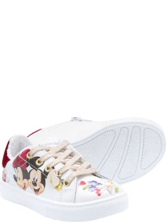 Monnalisa White Sneakers Monnalisa
