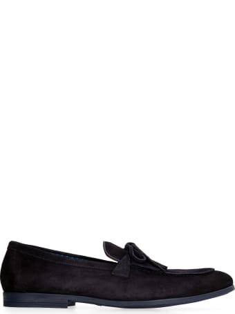 Doucal's Suede Leather Loafers