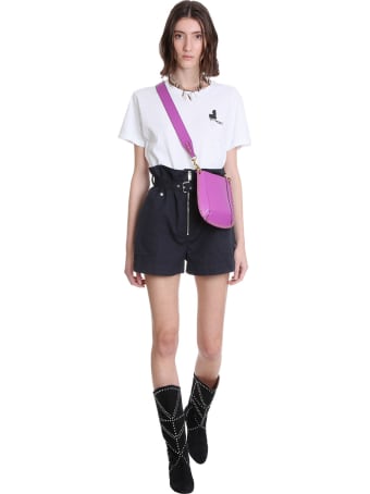 Isabel Marant Zafferh T-shirt In White Cotton