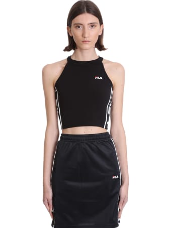 Fila Tama Topwear In Black Polyester