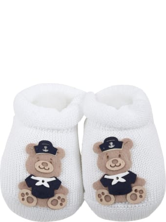 Story loris White Slippers For Baby Boy