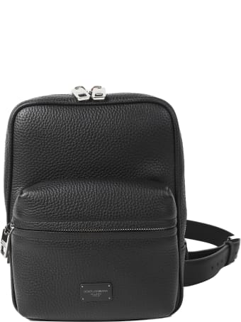 Dolce & Gabbana Black Palermo Backpack Small