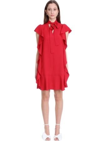 RED Valentino Dress In Red Viscose