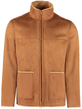 STAND STUDIO Calvin Faux Shearling Jacket