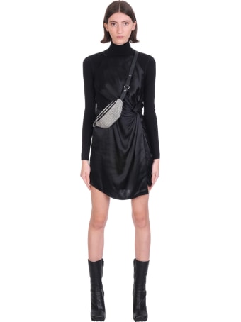 T by Alexander Wang Dress In Black Silk