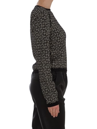 Balmain Logo Monogram Sweater