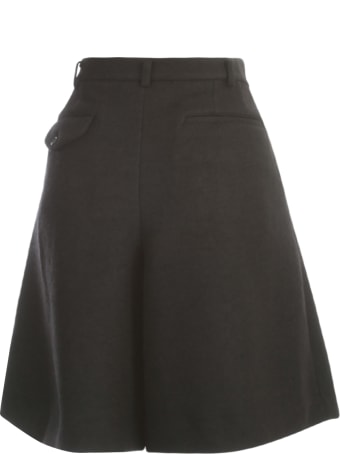 Comme des Garçons Polyester Wool Compressed Knit Shorts