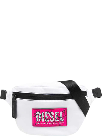 Diesel White Belt Bag