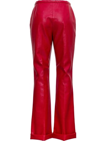 Philosophy di Lorenzo Serafini Leatherette Flared Trousers