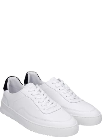 Filling Pieces Mondo 2.0 Rippl Sneakers In White Leather