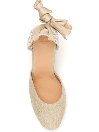 Castañer Carina Lurex Wedge Espadrilles