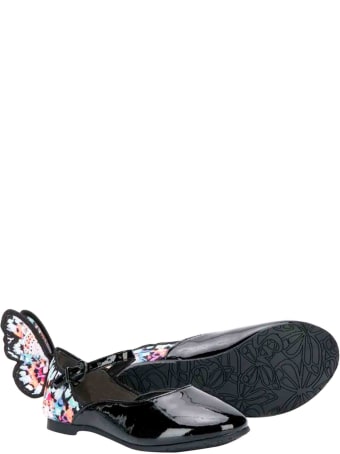 Sophia Webster Mini Black Teen Ballet Flats