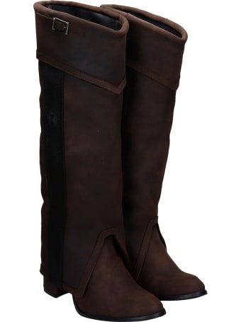Bruno Bordese Boots In Brown Nubuck