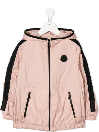 Moncler Kid Powder Pink Denata Short Parka