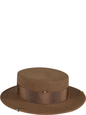 Ruslan Baginskiy Safety Pin Embellished Hat