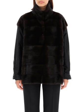 Simonetta Ravizza Daisy Reversible Mink Fur Anorak