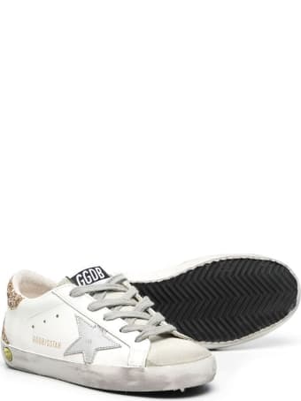 Golden Goose Superstar Sneakers With Glitter Back