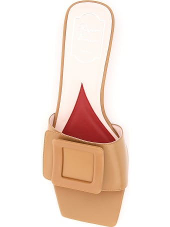 Roger Vivier Mules With Covered Buckle
