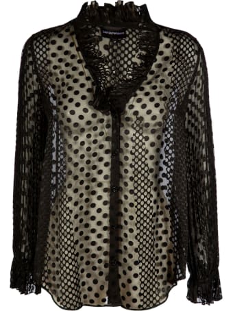 Emporio Armani Lace Ruffled Shirt