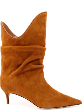 The Attico Pointed Slouched Boots