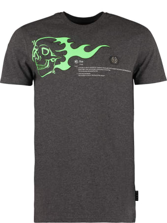 Philipp Plein Printed Cotton T-shirt