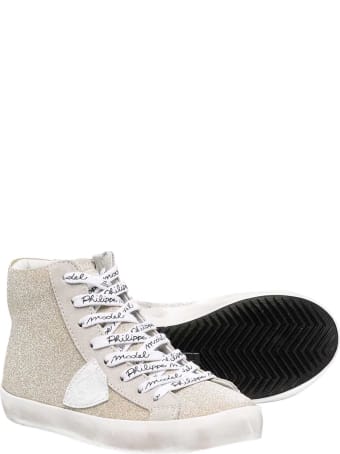 Philippe Model Gold Sneakers Teen