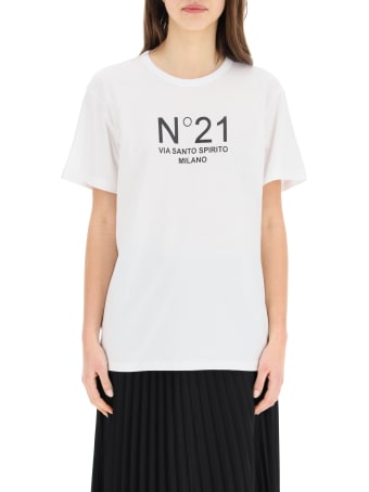 N.21 Oversized T-shirt With Logo Print
