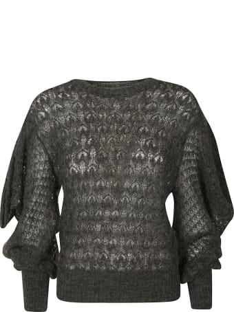 Alberta Ferretti Lace Knitted Jumper
