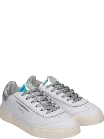 GHOUD Low Sneakers In White Leather