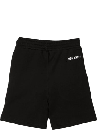 Neil Barrett Black Cotton Shorts