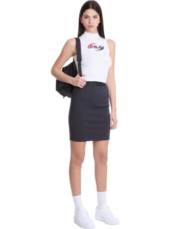 Fila Elita Topwear In White Cotton