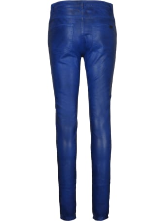 Saint Laurent Vinyle Shiny 5 Pockets Jeans