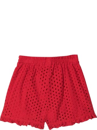 Monnalisa Red Shorts