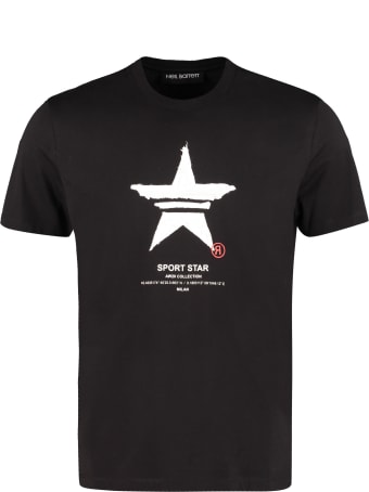 Neil Barrett Printed Cotton T-shirt