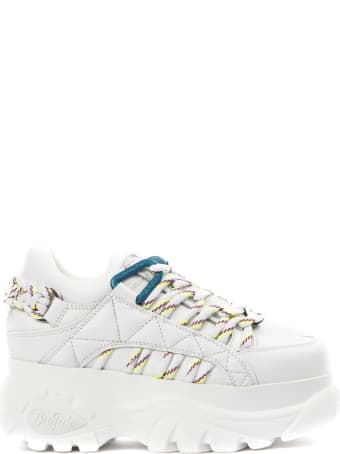 Buffalo White High Leather Sneaker
