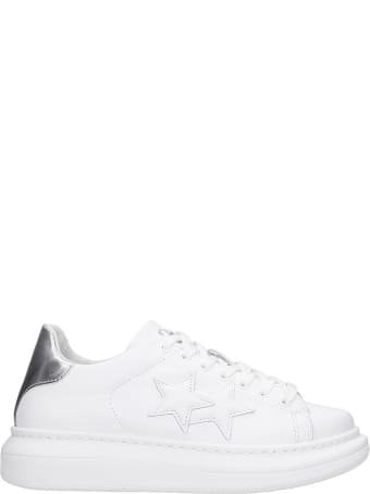 2Star Sneakers In White Leather