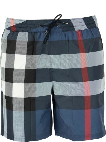 Burberry Check Drawcord Swim Shorts