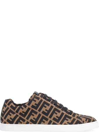 Fendi Knit Low-top Sneakers