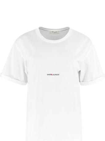 Saint Laurent Cotton Crew-neck T-shirt