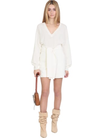IRO Star Shorts In White Cotton