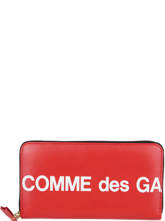 Comme des Garçons Wallet Red Leather Wallet