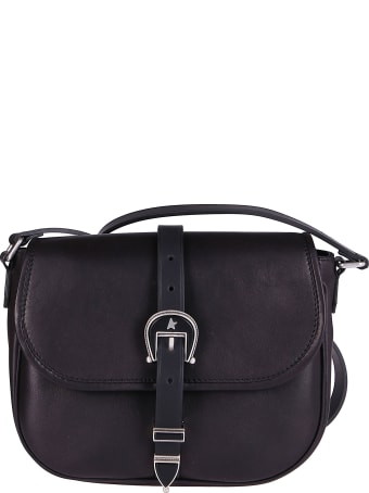 Golden Goose Black Leather Shoulder Bag