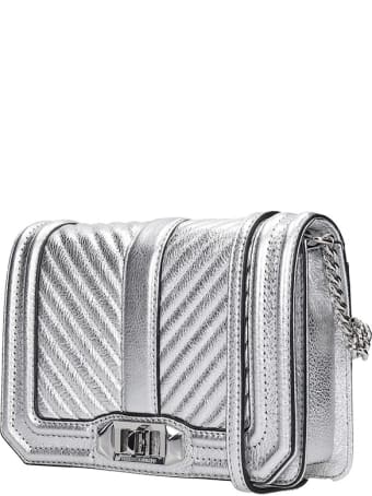 Rebecca Minkoff Shoulder Bag In Silver Leather
