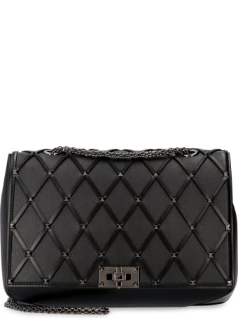 Valentino Valentino Garavani - Beehive Studded Leather Shoulder Bag
