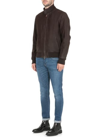Stewart Brushed Leather Jacket
